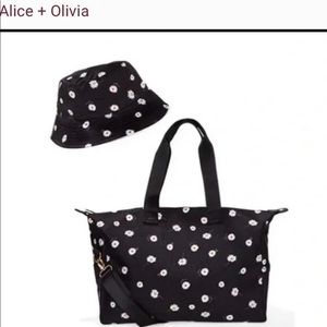 Alice + Olivia Daisy Duffle with Matching Bucket Hat
